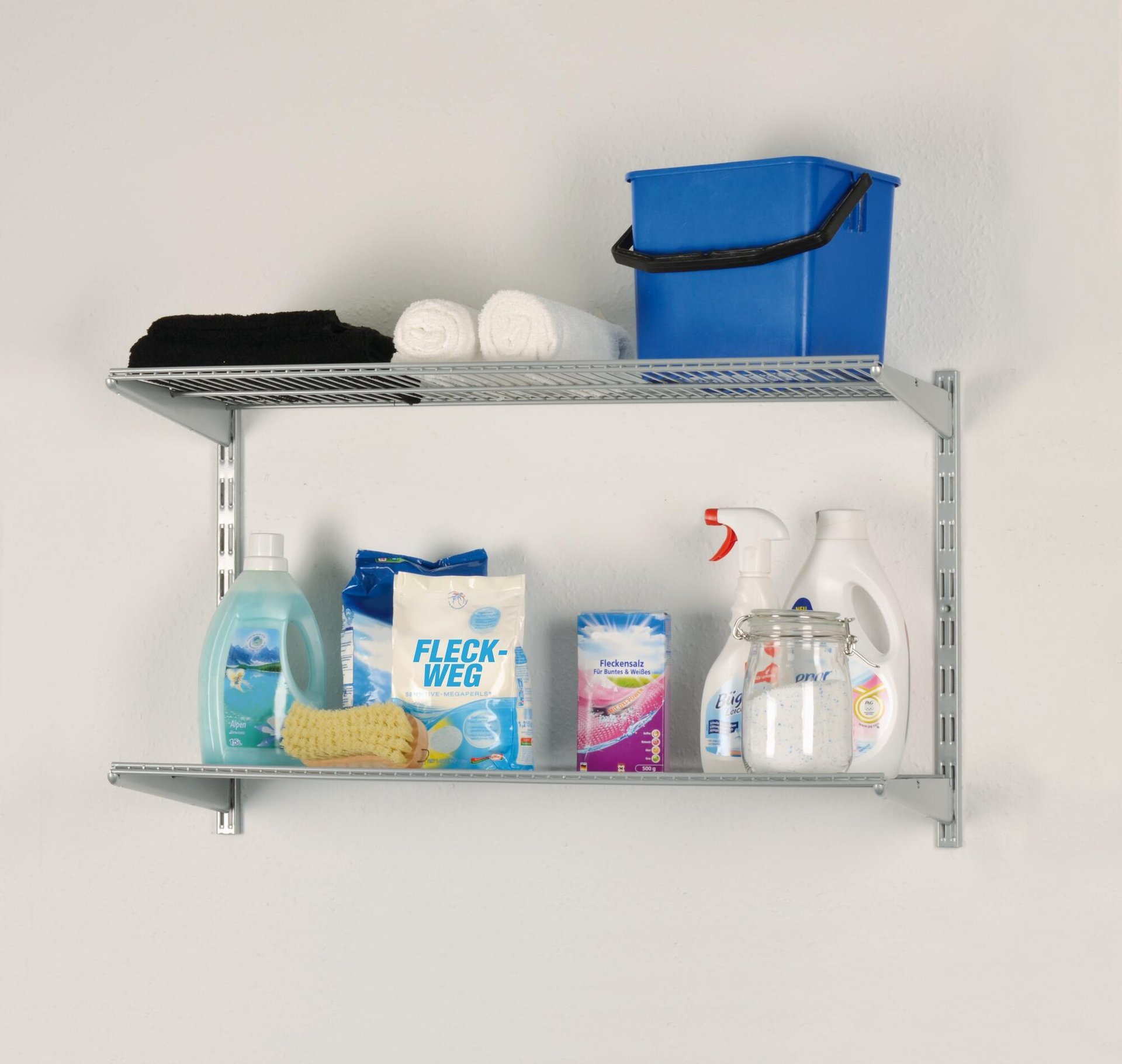 Kit cremagliera L 82.8 x H 50 cm grigio / argento