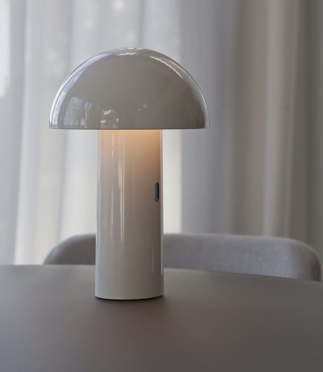 Lampada Da Esterno Enoki bianco H 26.5 cm,in alluminio, luce bianco caldo , LED integrato 7W 170LM IP44 NEWGARDEN - 1