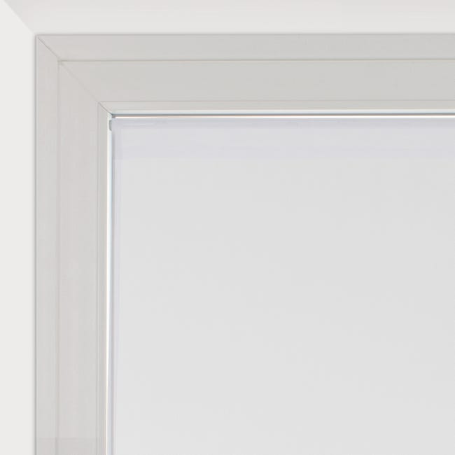 Tendina vetro Leo bianco tunnel 70 x 210 cm - 1