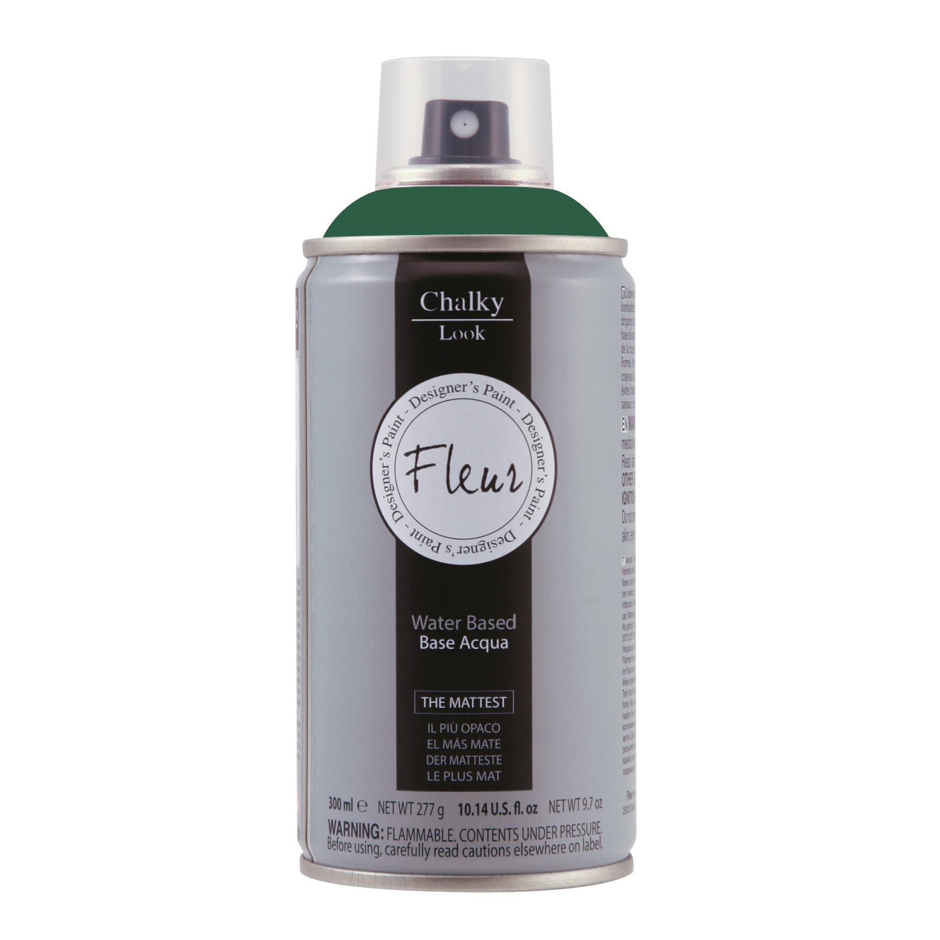 Smalto spray FLEUR Chalky look base acqua verde green queen opaco 0.3 L - 4