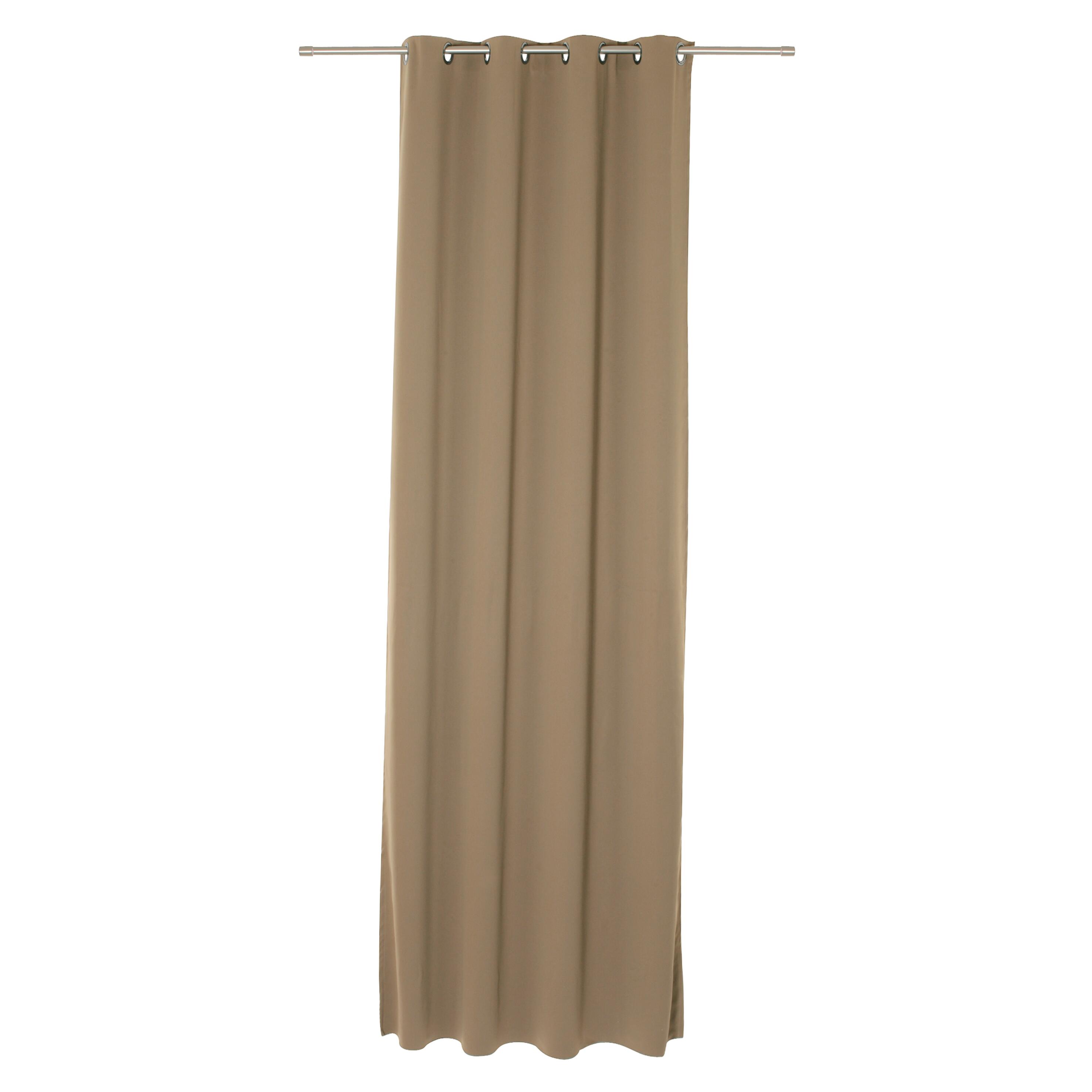 Tenda Oscurante Linder Morbida Con Occhielli - Bianco 145x260 Cm - Perfetta Per Camera Da Letto E Soggiorno, 100% Poliestere - 2