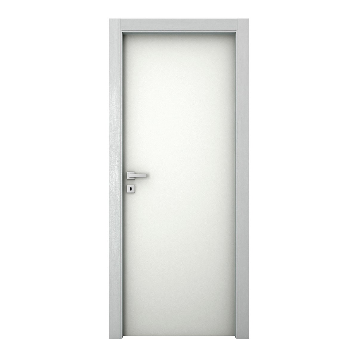 Porta a battente Bath bianco laccato L 80 x H 210 cm reversibile
