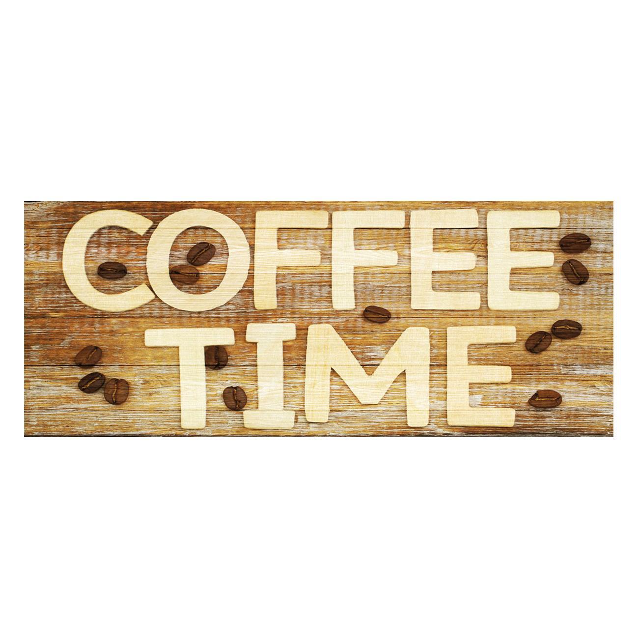 Stampa su legno Coffee Time 20x50 cm - 5