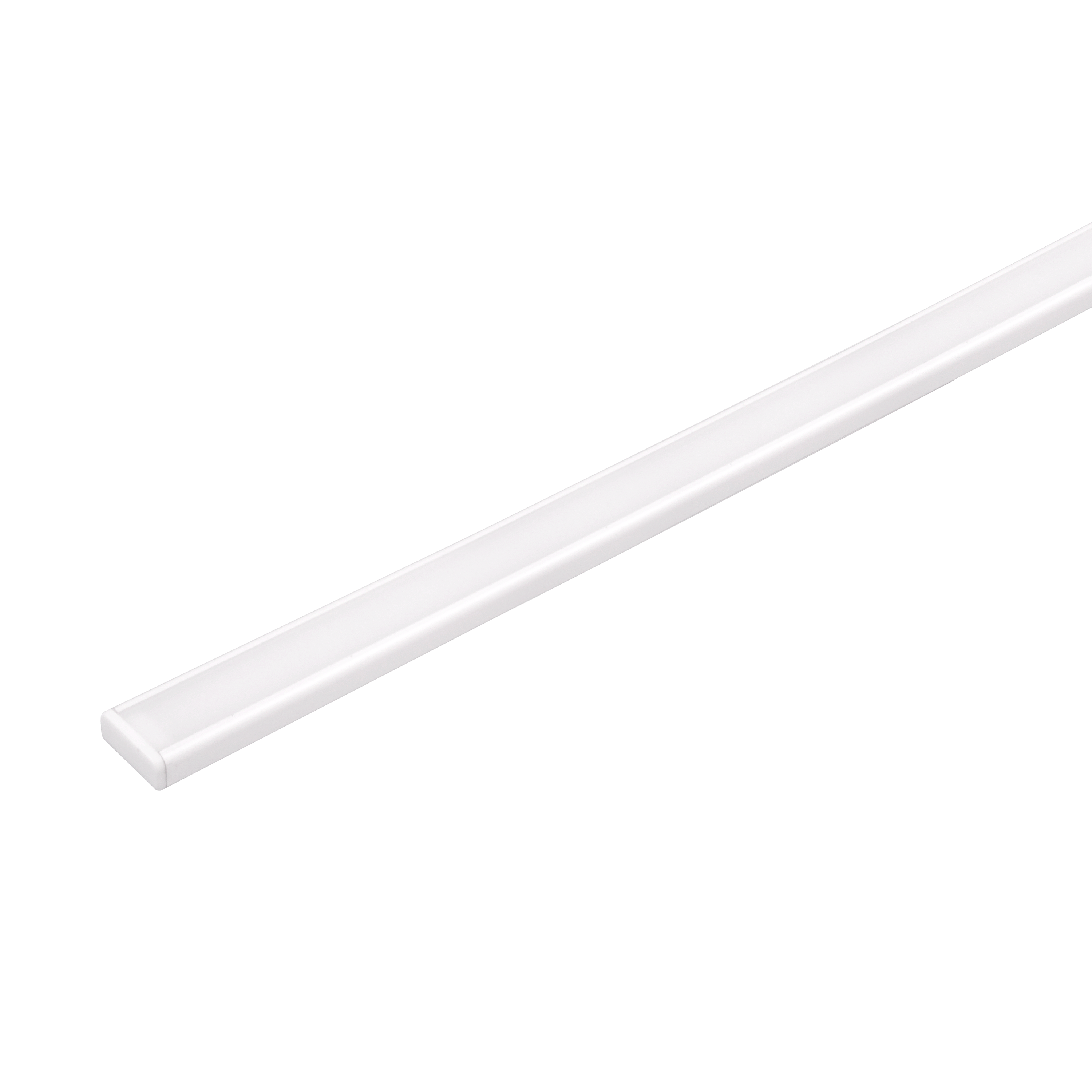 Profilo In Alluminio Per Strisce LED - 2 Metri - Copertura Opale - Guida Per Strisce Fino A 12mm - 2