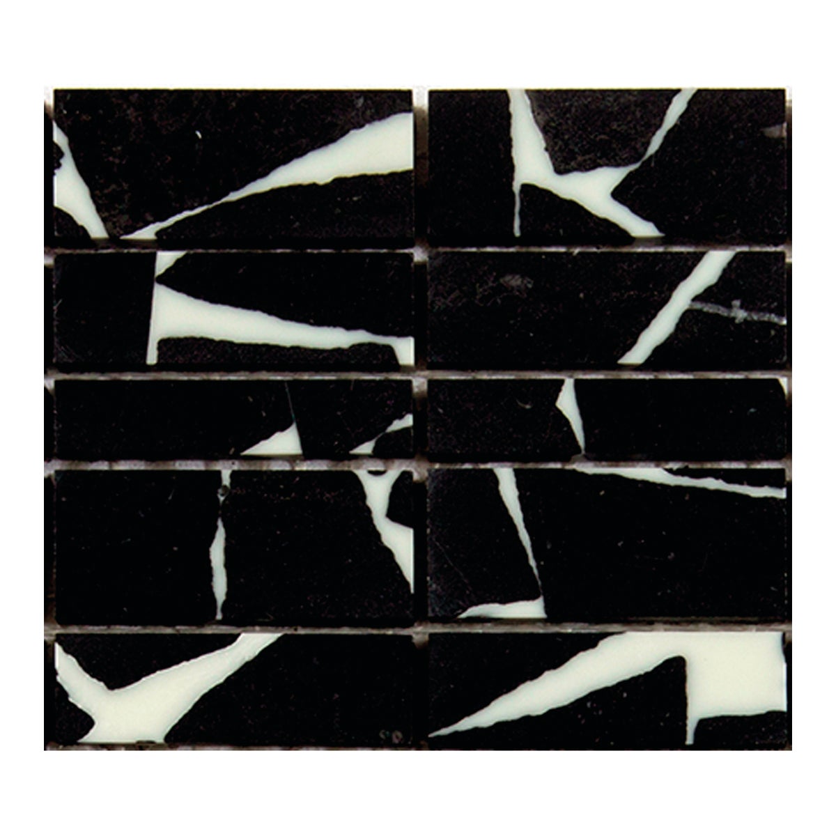 Campione di mosaico Fragments Moro H 10 x L 10 cm grigio