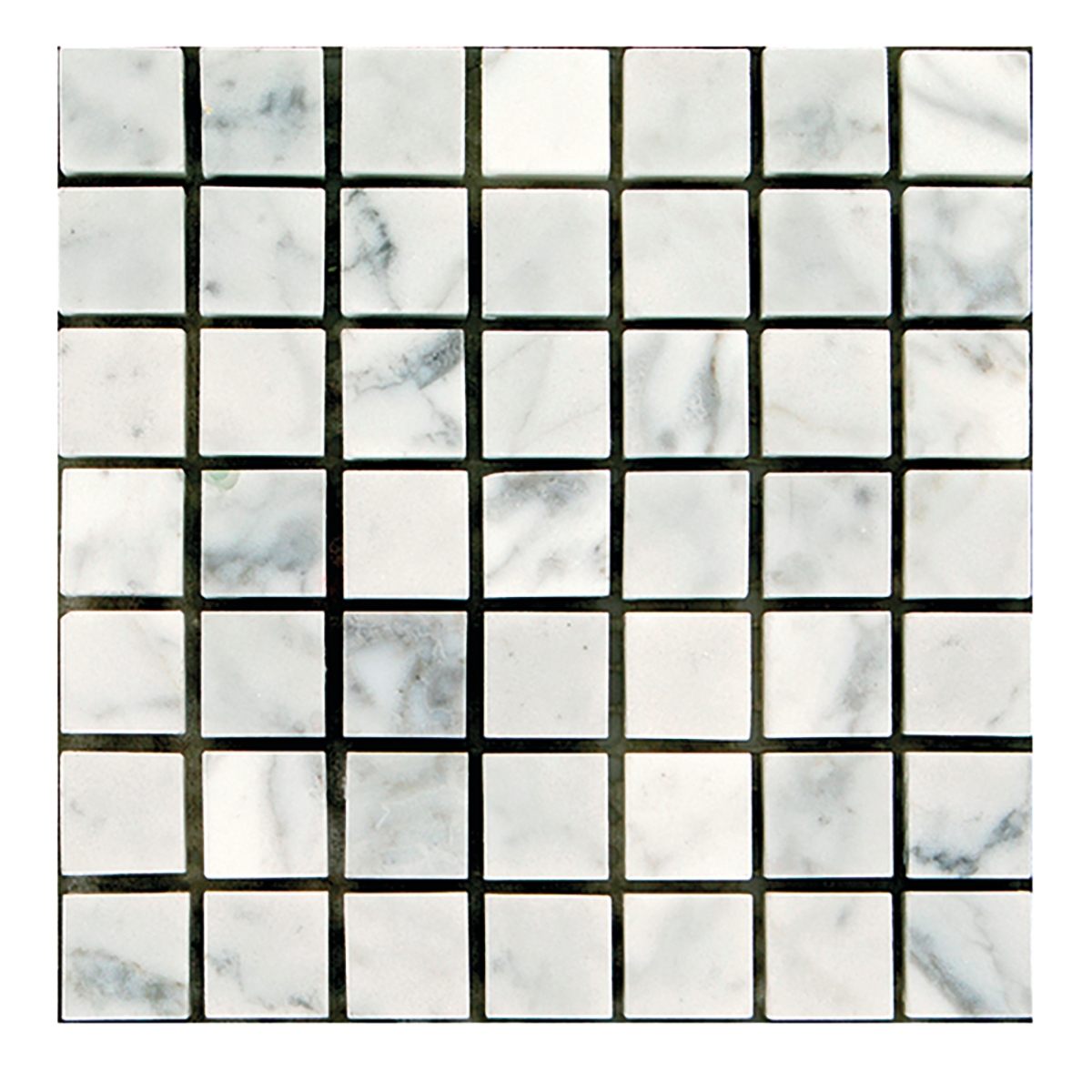 Campione di mosaico Marmobianco H 10 x L 10 cm bianco - 1