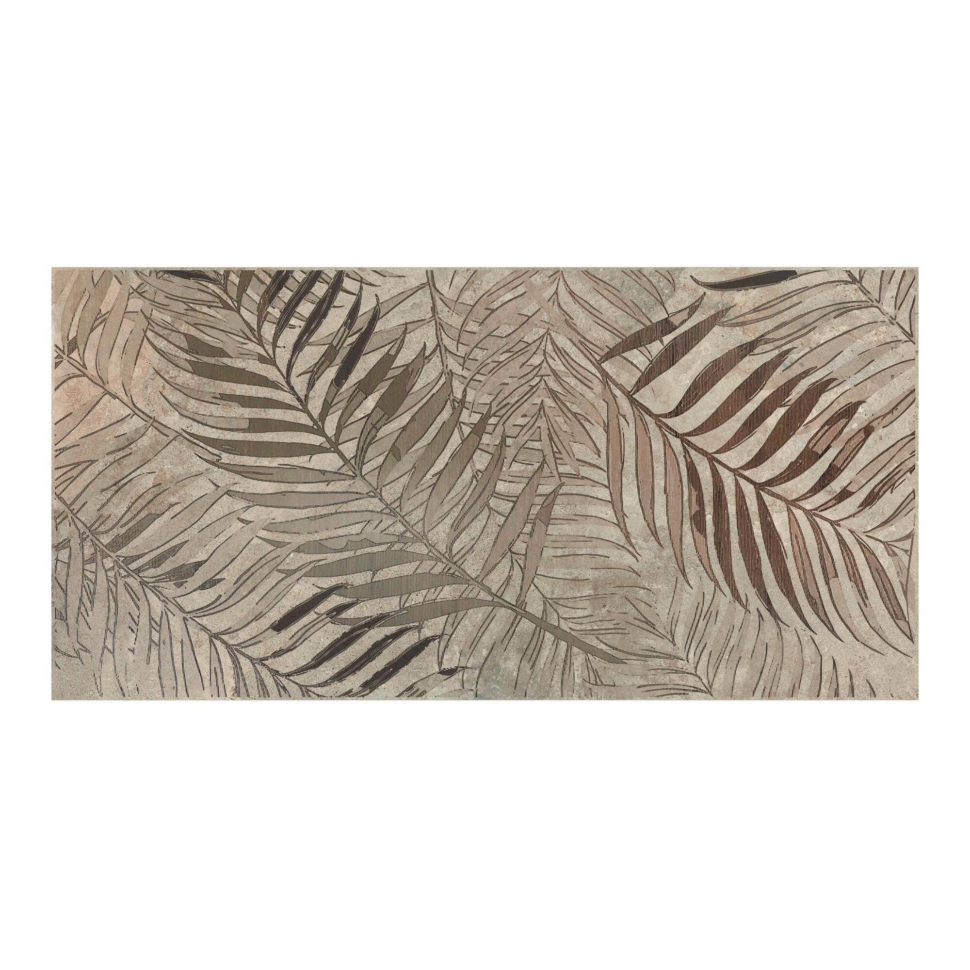 Piastrella da pavimento Decoro Felce 60 x 120 cm sp. 9.5 mm PEI 3/5 bronzo - 3