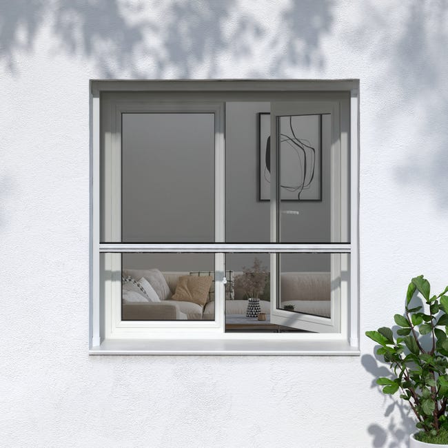 Zanzariera avvolgibile ARTENS per finestra L 130 x H 160 cm bianco - 1