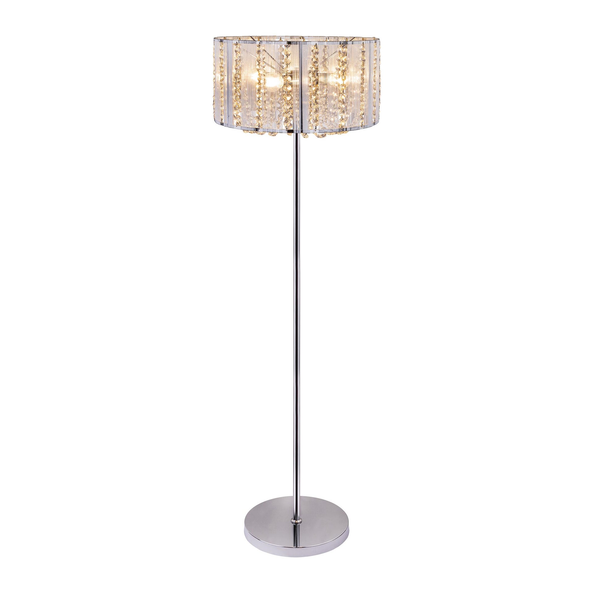 Lampada Da Terra Cromo