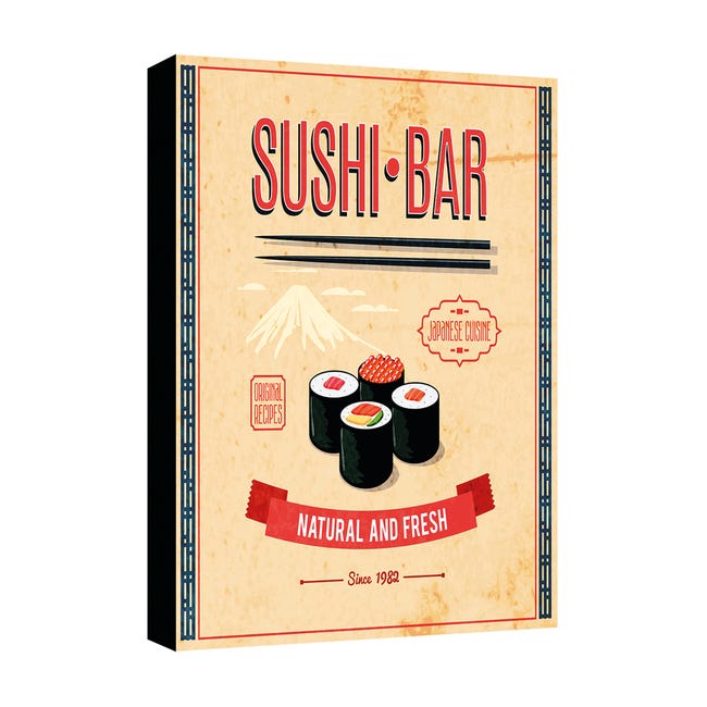 Dipinto su tela Sushi-Bar 24x35 cm - 1