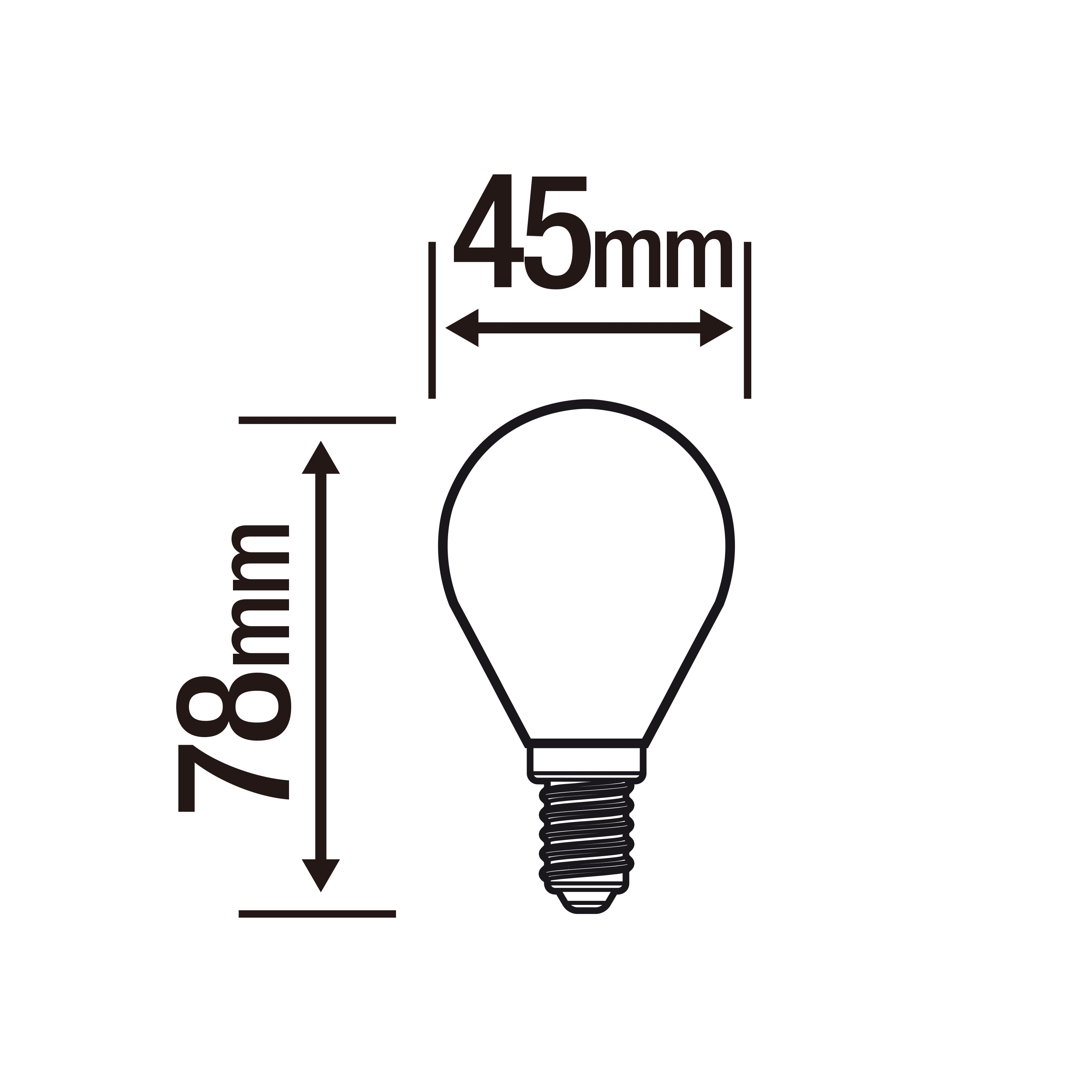 Set di 3 lampadine LED filamento, E14, Sferico, Bianco, 3.4W=470LM (equiv 40 W), 320° , LEXMAN - 2