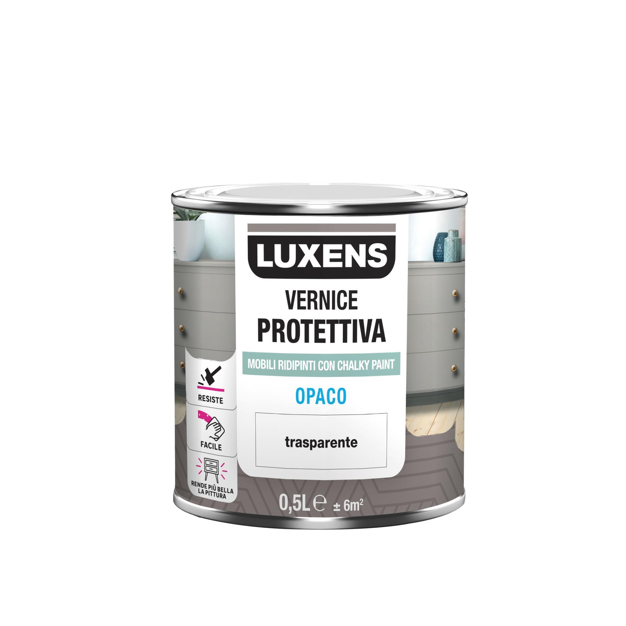 Vernice protettiva LUXENS 0.5 L trasparente opaco - 1