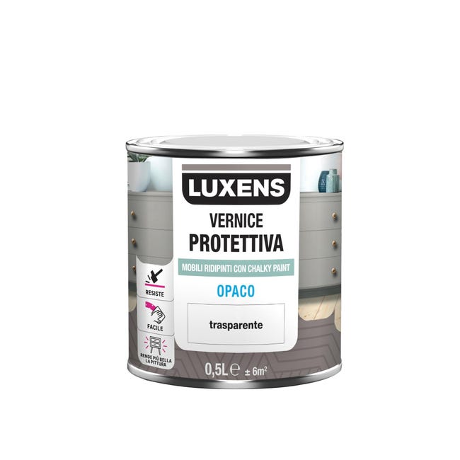 Vernice protettiva LUXENS 0.5 L trasparente opaco - 1