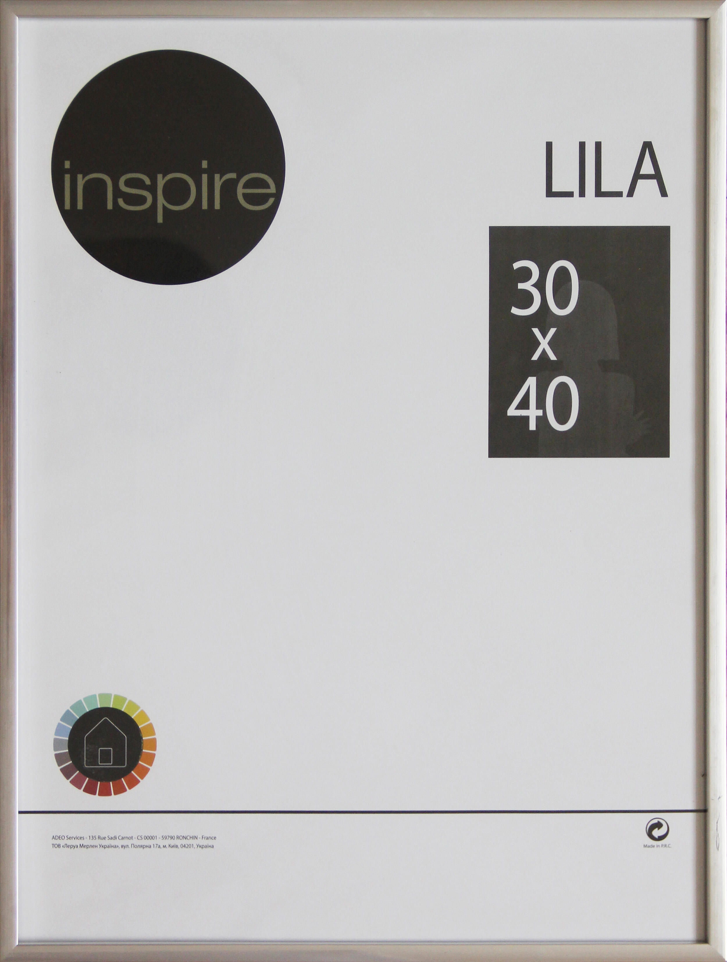 Cornice INSPIRE Lila argento per foto da 30x40 cm - 5