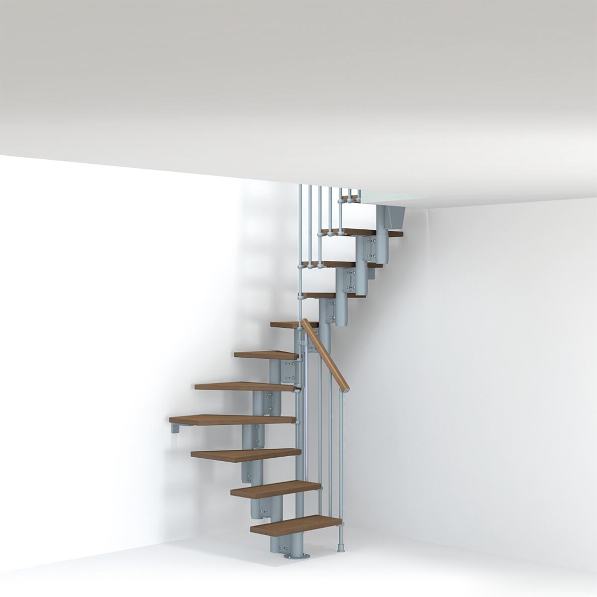 Scala a rampa salva spazio Heaven FONTANOT L 64 cm, gradino olmo chiaro ...
