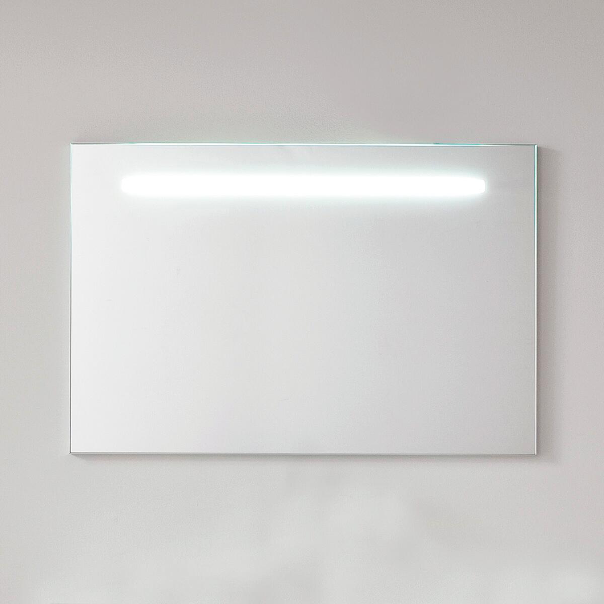 Specchio con illuminazione integrata bagno rettangolare L 120 x H 70 cm