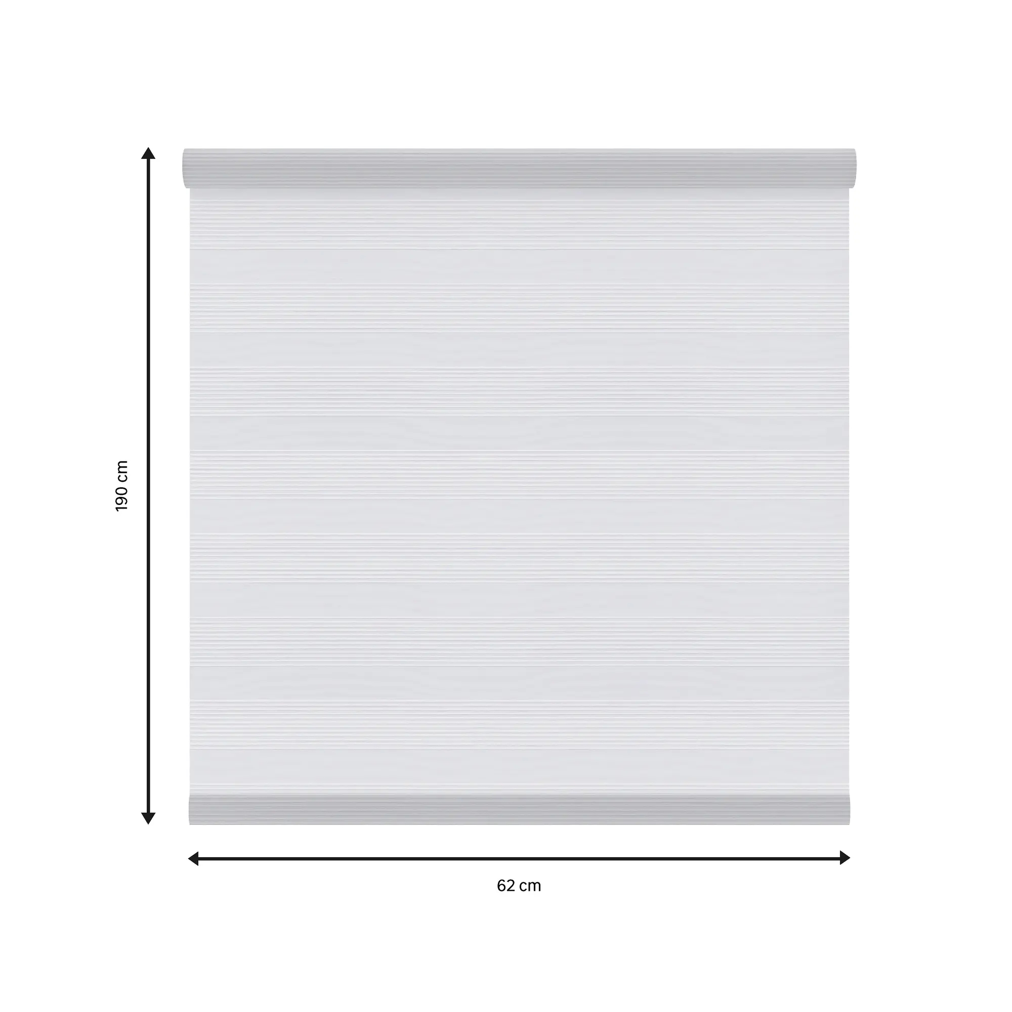 Tessuto per tende a rullo regolabile INSPIRE Athenes bianco 62 x 190 cm - 4