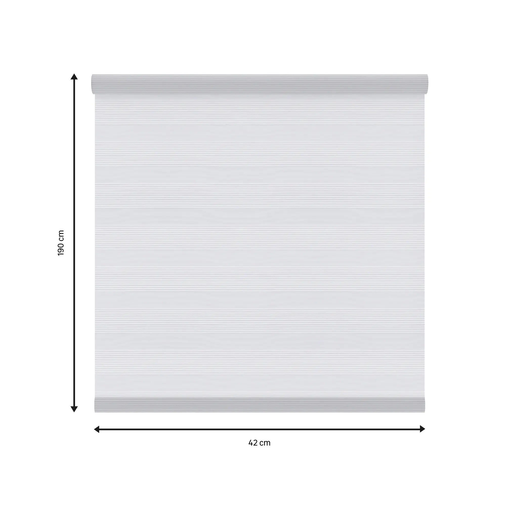 Tessuto per tende a rullo regolabile INSPIRE Athenes bianco 42 x 190 cm - 3
