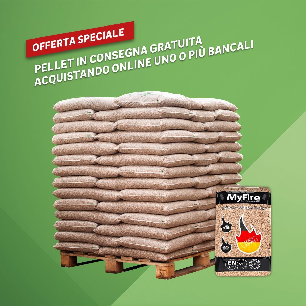 Pellet MyFire ExtraWhite ENplus A1 66 Sacchi Da 15 Kg In Abete | Leroy ...