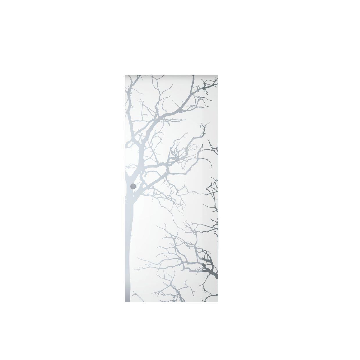 Anta per porta scorrevole Autumn in vetro temperato trasparente 76 x 215 cm destra - 1