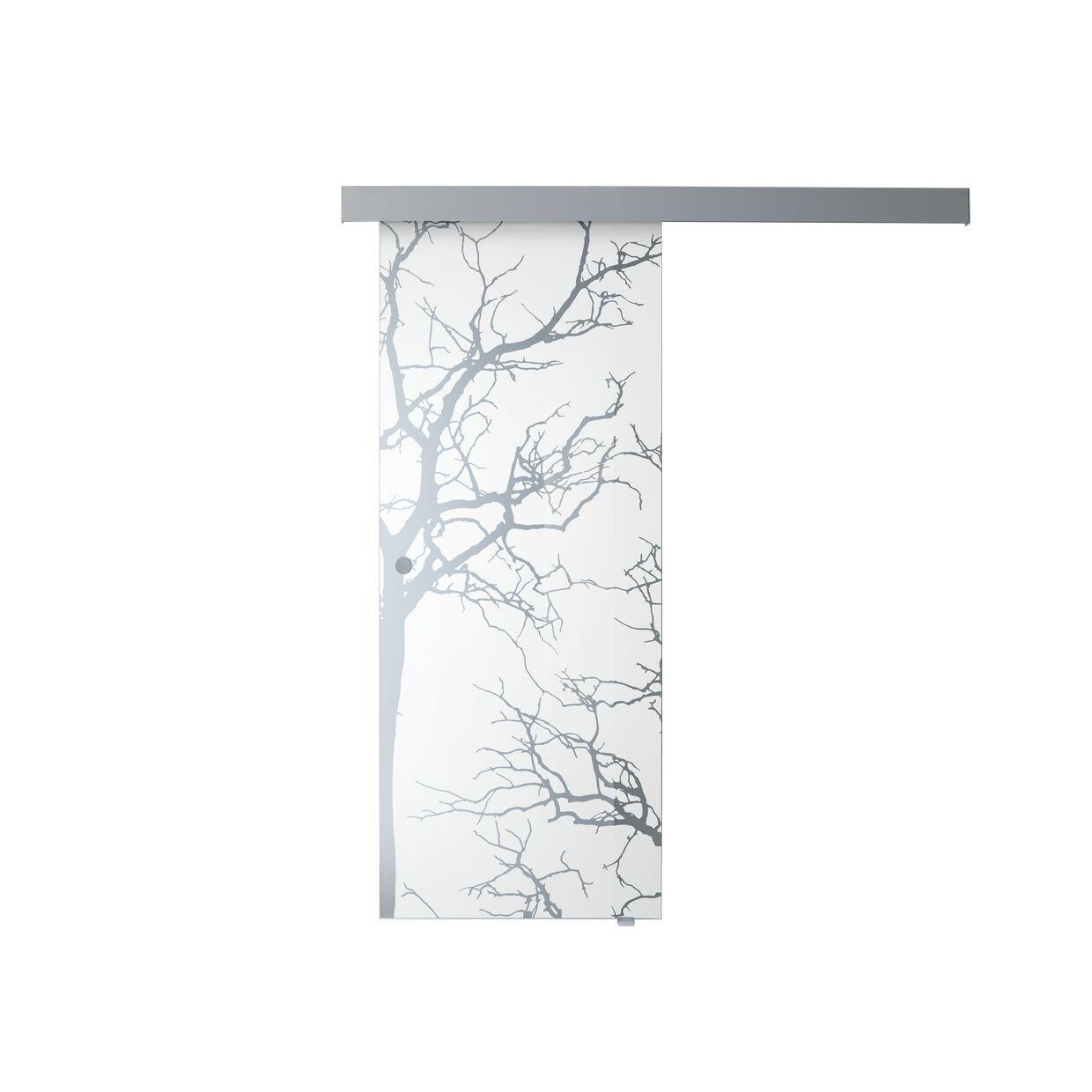 Anta per porta scorrevole Autumn in vetro temperato trasparente 76 x 215 cm destra - 3