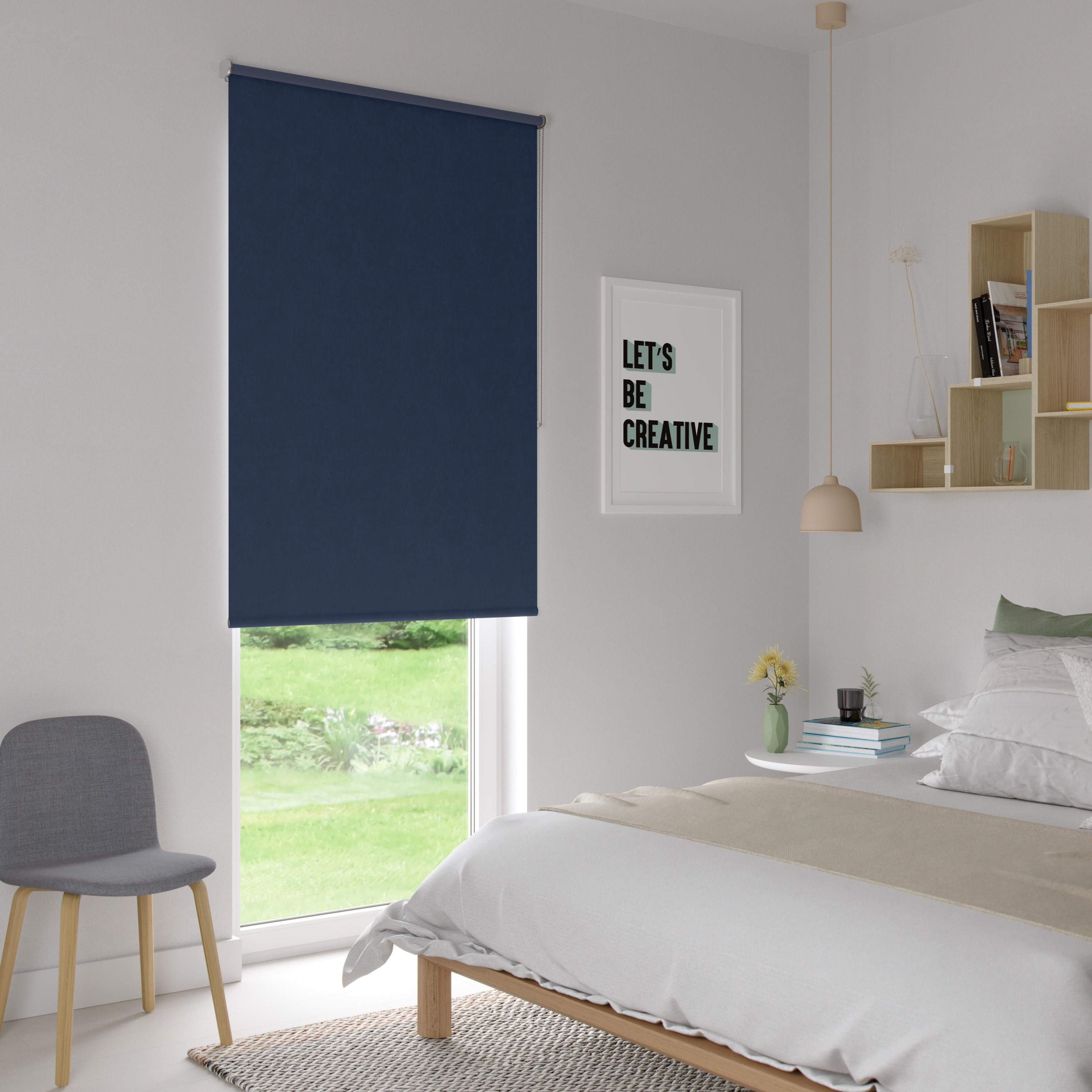 Tessuto Oscurante Per Tende - Al Metro H.280 Cm Colore Nero - Foto 5