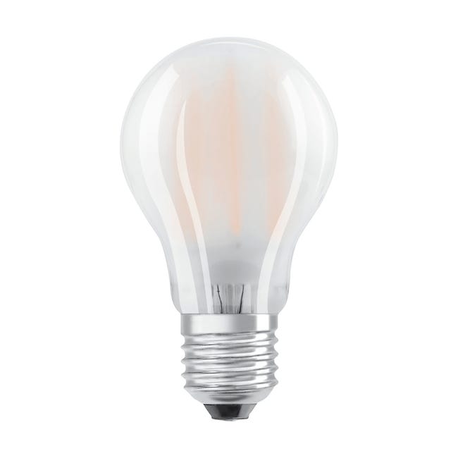 Lampadina LED, E27, Goccia, Smerigliato, Luce calda, 5.8W=806LM (equiv 60 W), 300° dimmerabile, OSRAM - 1