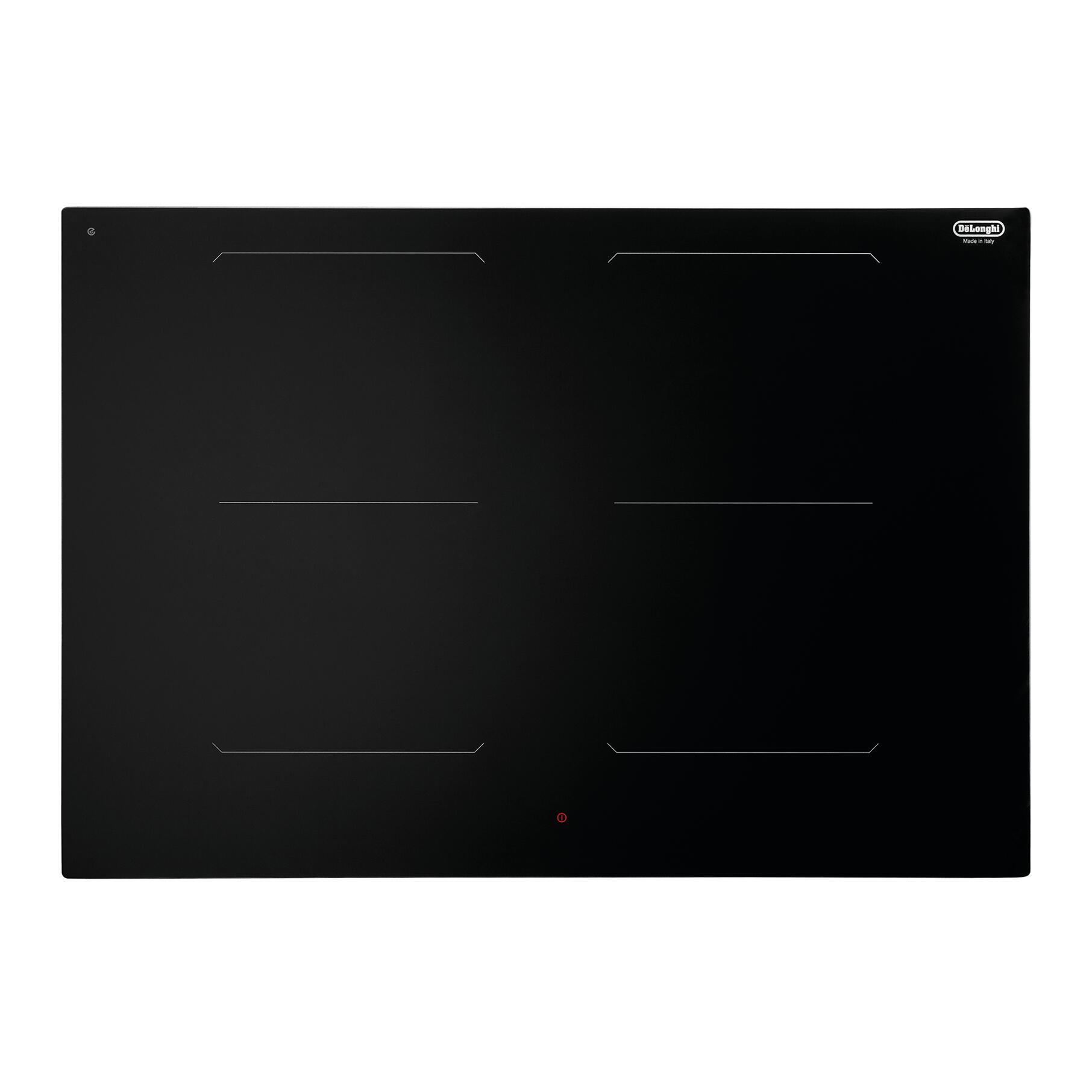 Piano cottura induzione 4 zone L 75 cm SLI 754 DE'LONGHI nero | Leroy Merlin