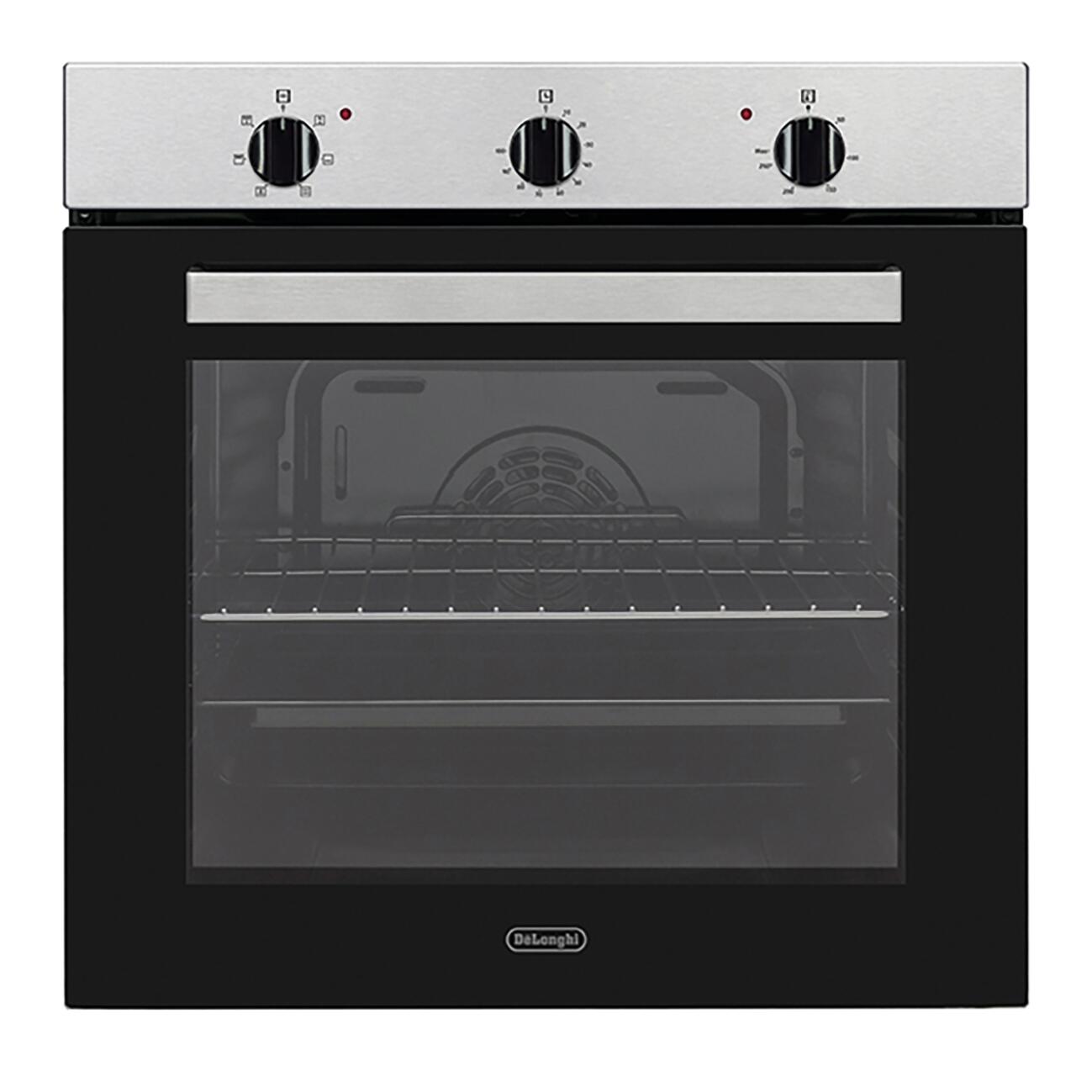 Forno Elettrico Ventilato Ducati 56 Litri Classe A - Cottura Multifunzione, Grill, Inox/Nero