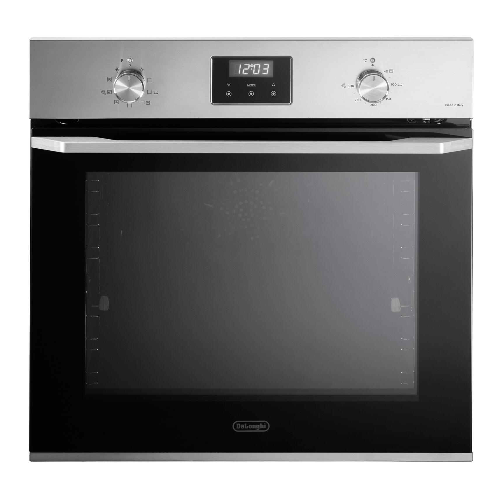 Forno da incasso elettrico multifunzione ventilato DE'LONGHI NSM8X pulizia  manuale | Leroy Merlin