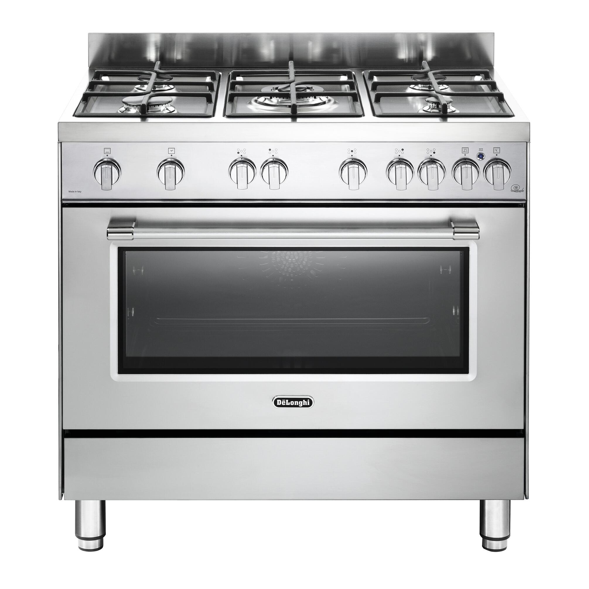 Cucina freestanding manuale con manopole DE'LONGHI PRO 96 GVX ED2 | Leroy  Merlin