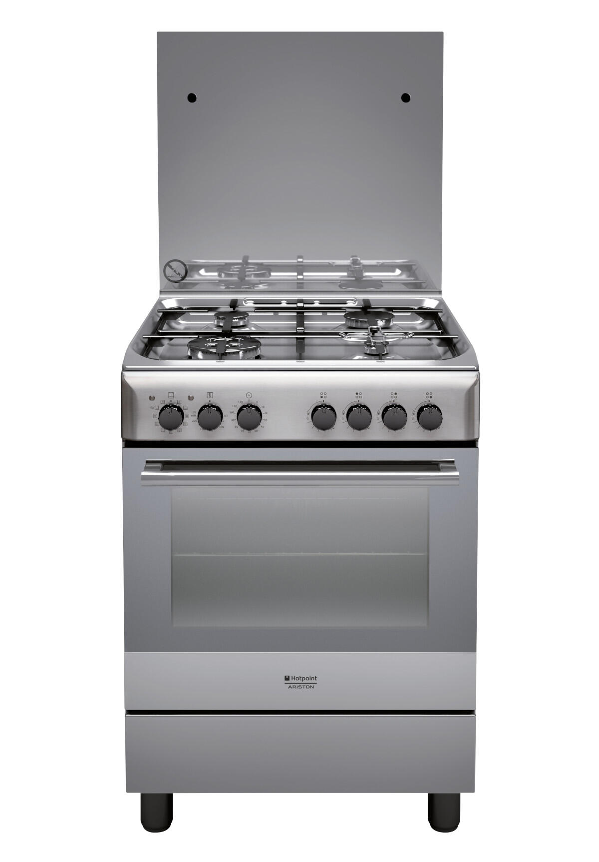 Cucina freestanding accensione elettronica con manopole H6TMH2AF (X) IT |  Leroy Merlin