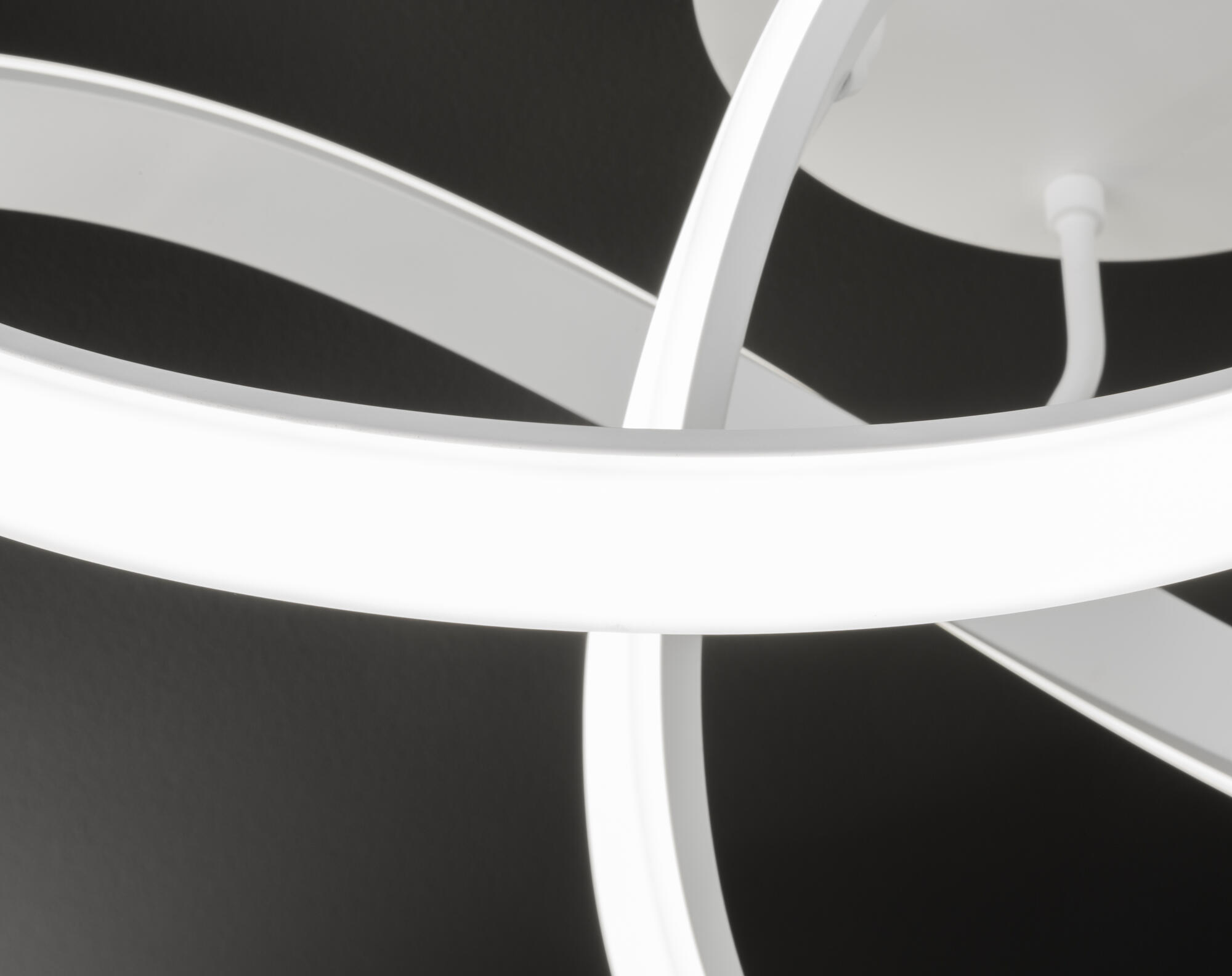 Plafoniera moderno Indigo LED integrato bianco, in metallo, D. 59 cm 59x59 cm, WOFI - 5