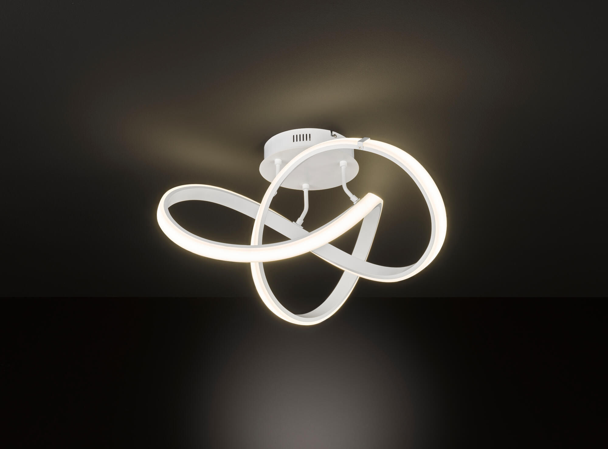 Plafoniera moderno Indigo LED integrato bianco, in metallo, D. 59 cm 59x59 cm, WOFI - 3