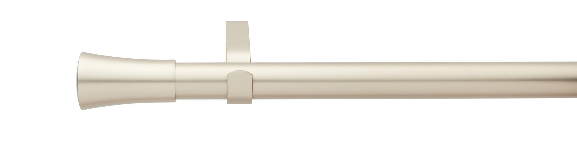 Kit bastone per tenda estensibile Imbuto in metallo 28/25mm acciaio opaco da 200 a 360 cm INSPIRE - 4