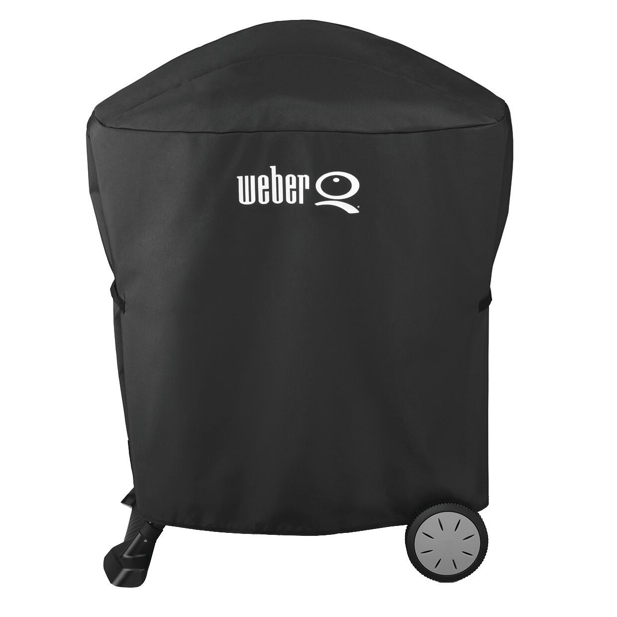 Copertura Impermeabile Per Barbecue Rotonda Weber BBQ Cover Tessuto Oxford Anti Uv Esterno Con Cinturino Laterale Antivento Nero 71 X 70cm 86945099