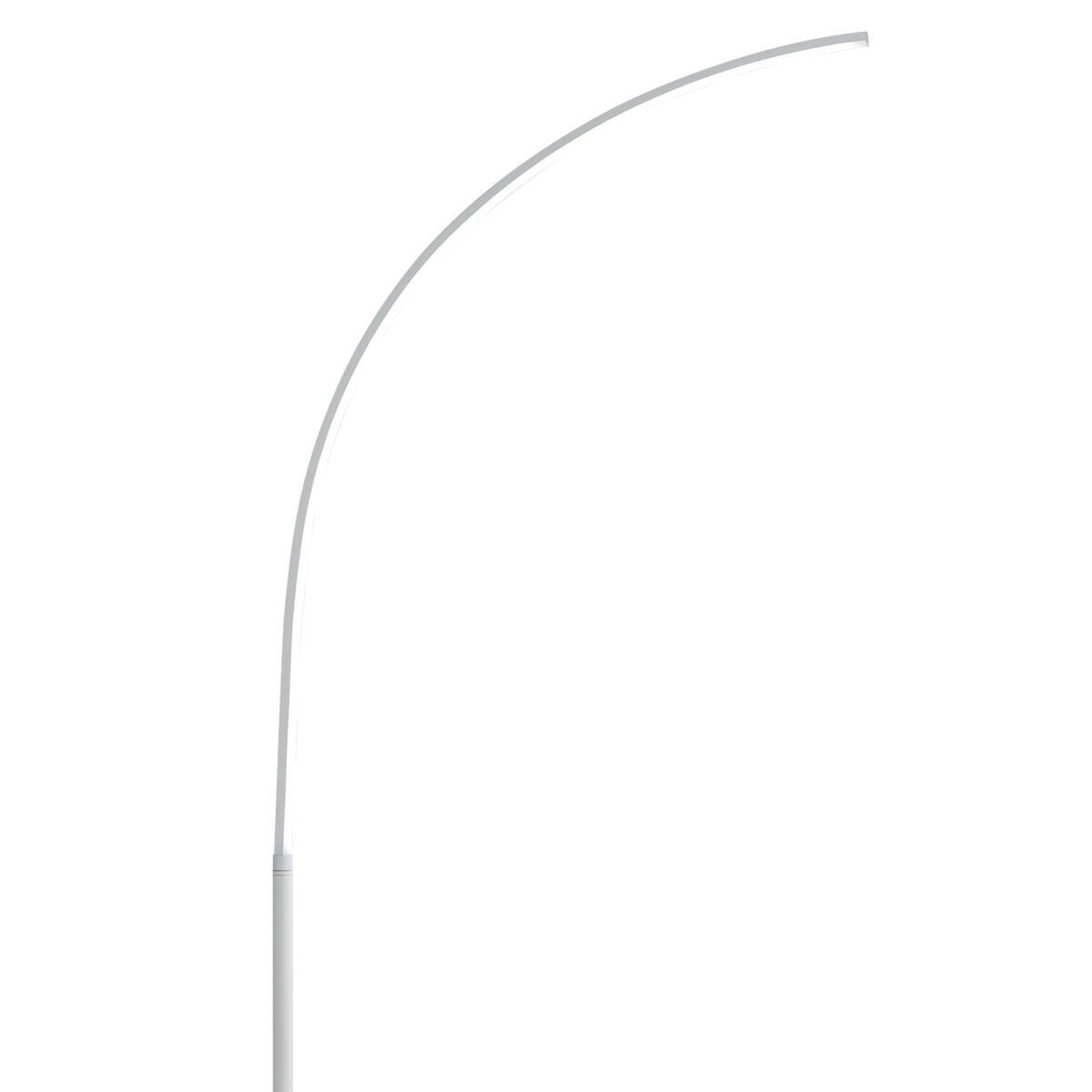 Lampada da terra arco Roxie bianco, in alluminio, H170cm LED integrato NOVECENTO - 5