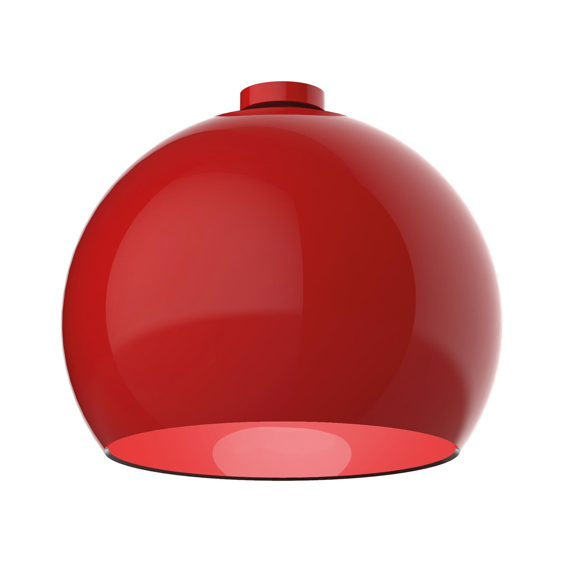 moderna lampada da soffitto a LED | Plafoniera rosso corallo