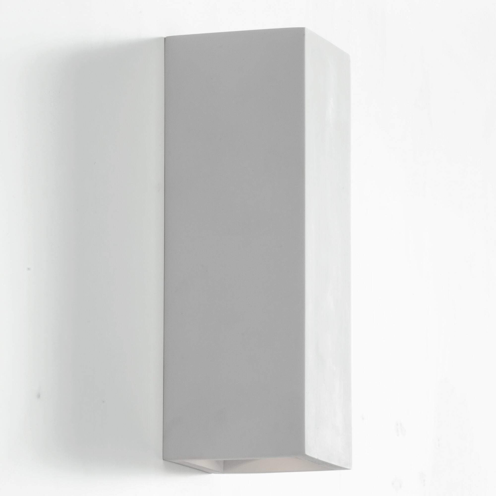 Applique design gesso Foster bianco verniciabile, in gesso, x 7.3 cm, 2 luci INTEC - 4