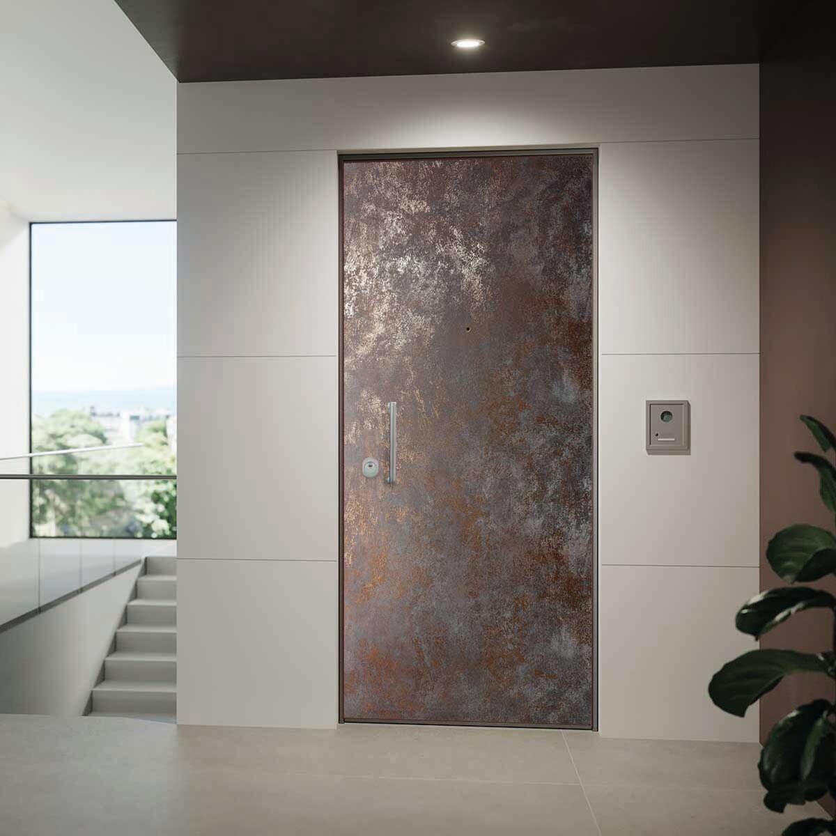 Porta Blindata DI BI Keramik Grafite L 90 X H 210 Cm Destra Leroy Merlin