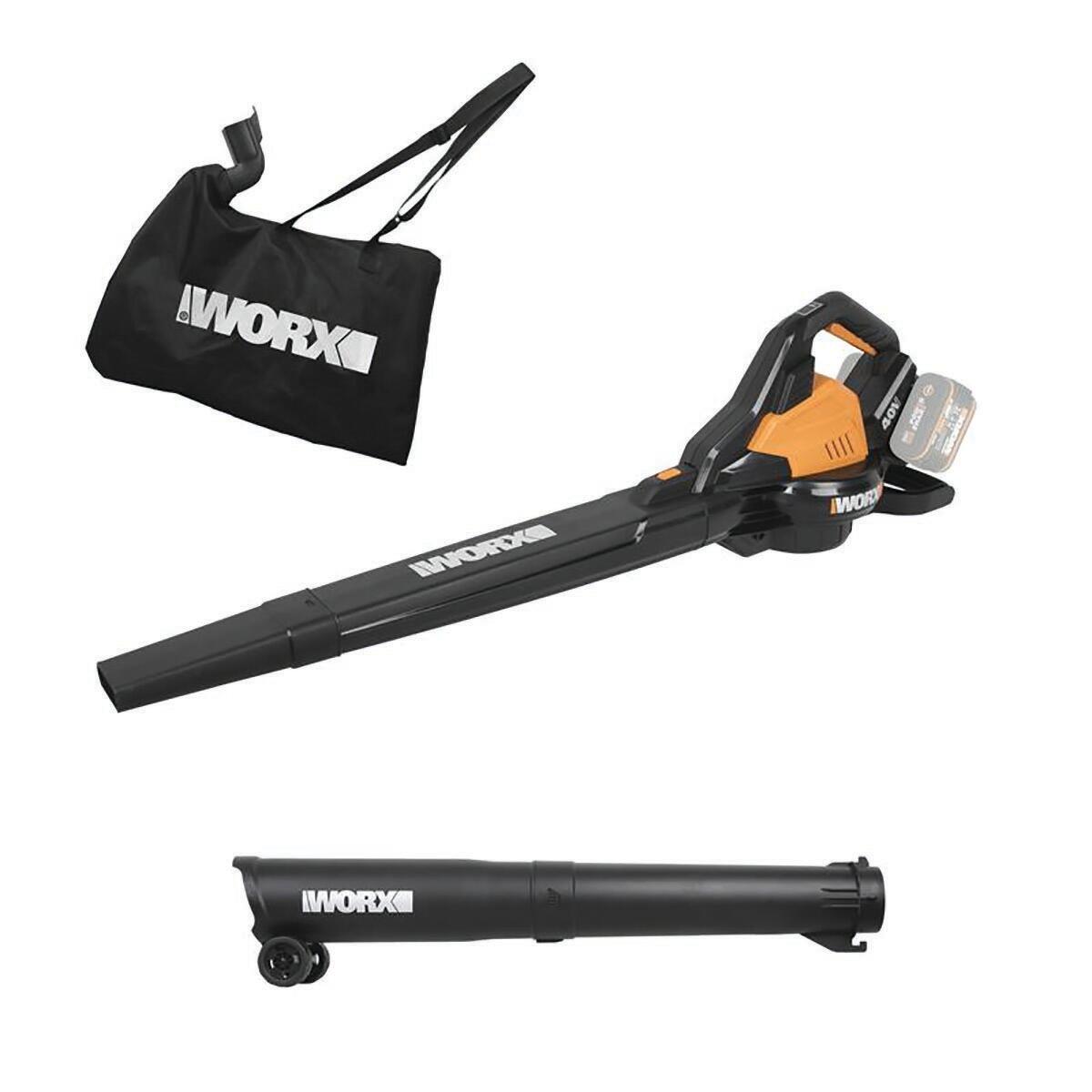 Soffiatore aspiratoreWORX WG583E.9 , 40 V batteria non inclusa | Leroy  Merlin
