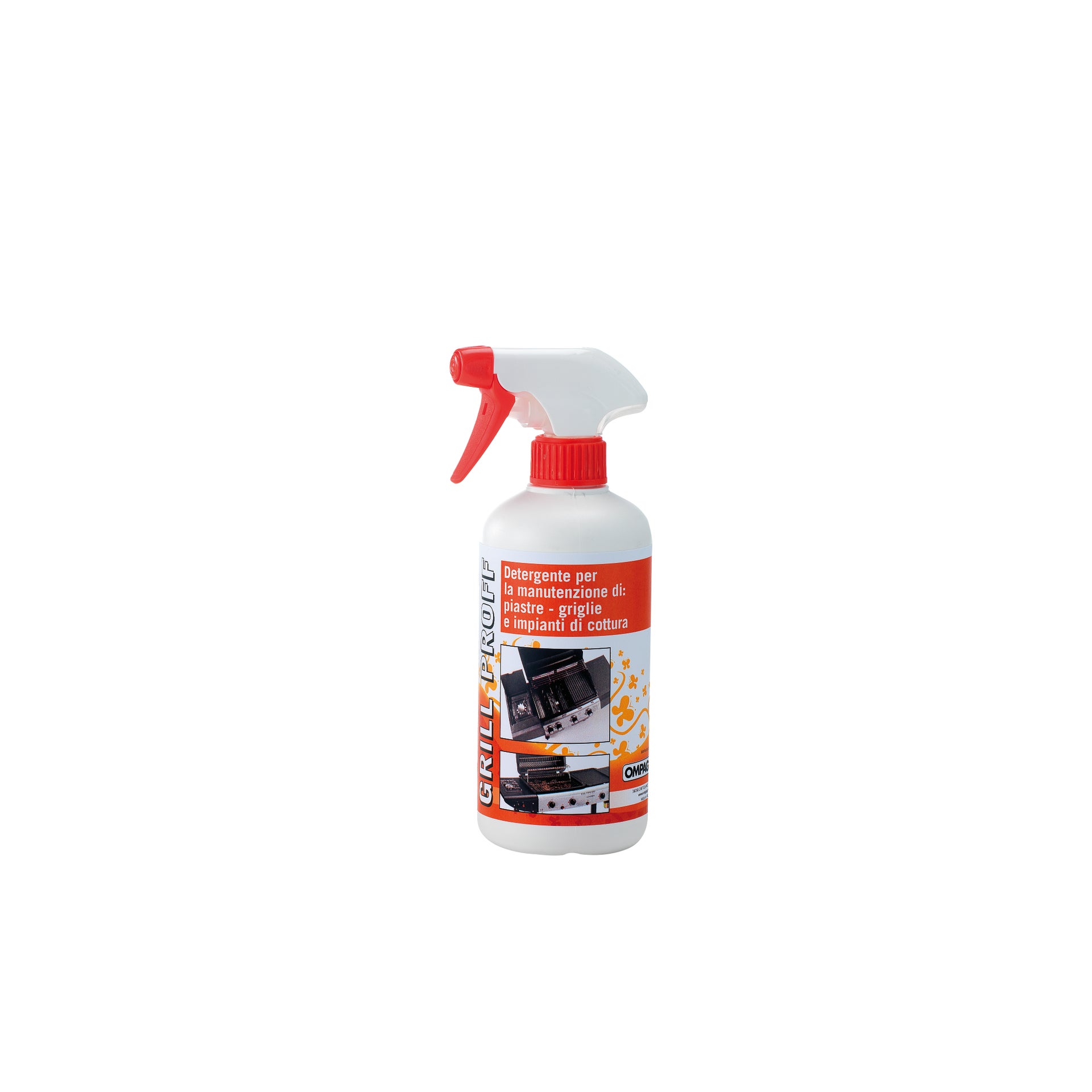 Prodotto detergente per pulitura griglie
