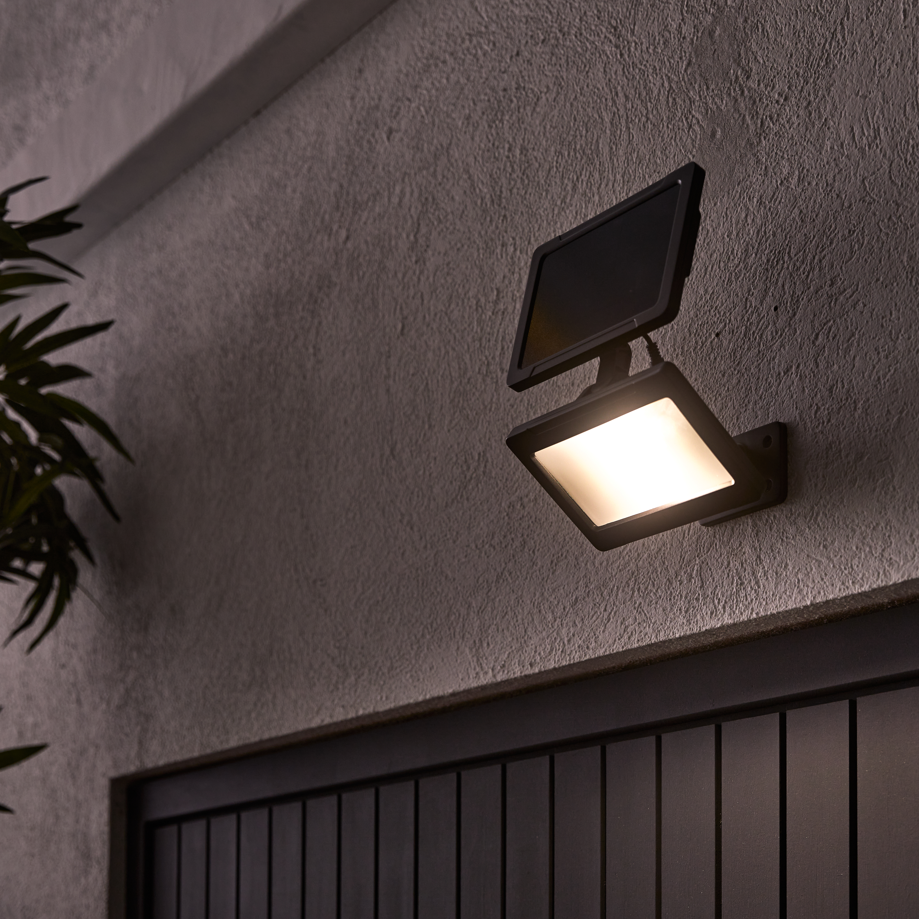 Muro esterno LED Lampada Sensore Casa Porta Vialetto TERRAZZE BALCONE Lampada ANTRACITE 