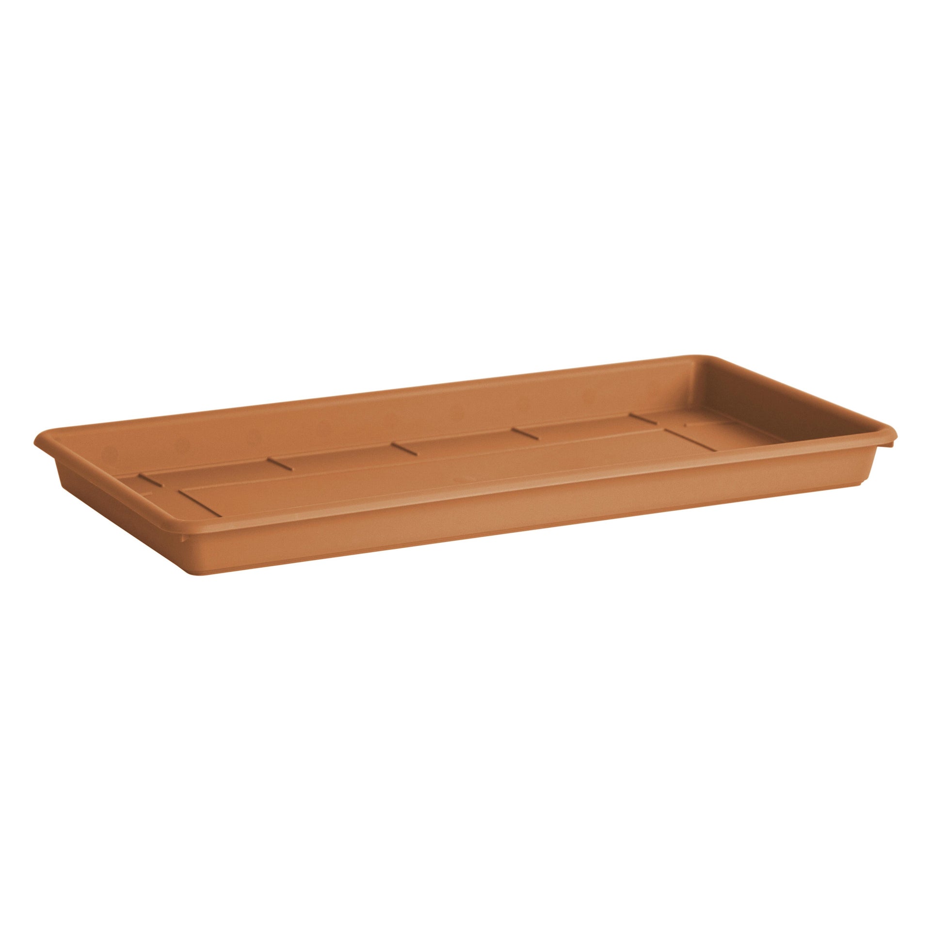 Sottovaso per vaso da fiori Omnia in polipropilene color bianco H 4.2 x
