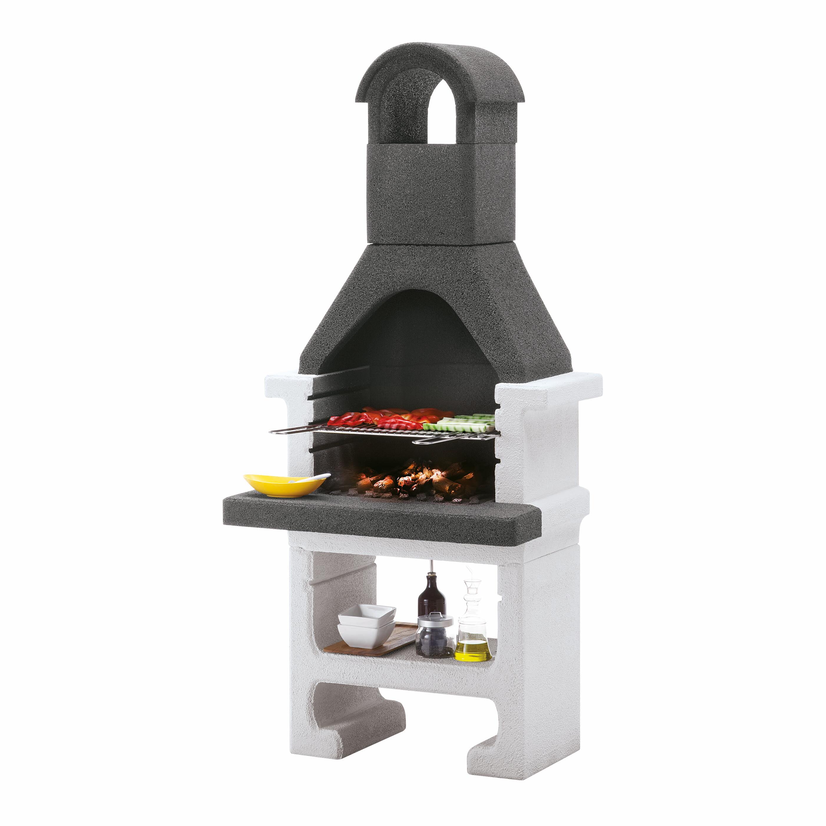 Barbecue in cemento refrattario EASY GARDEN BY PALAZZETTI ARAL GR X 1 L 75  x P 75 x H 180 cm | Leroy Merlin