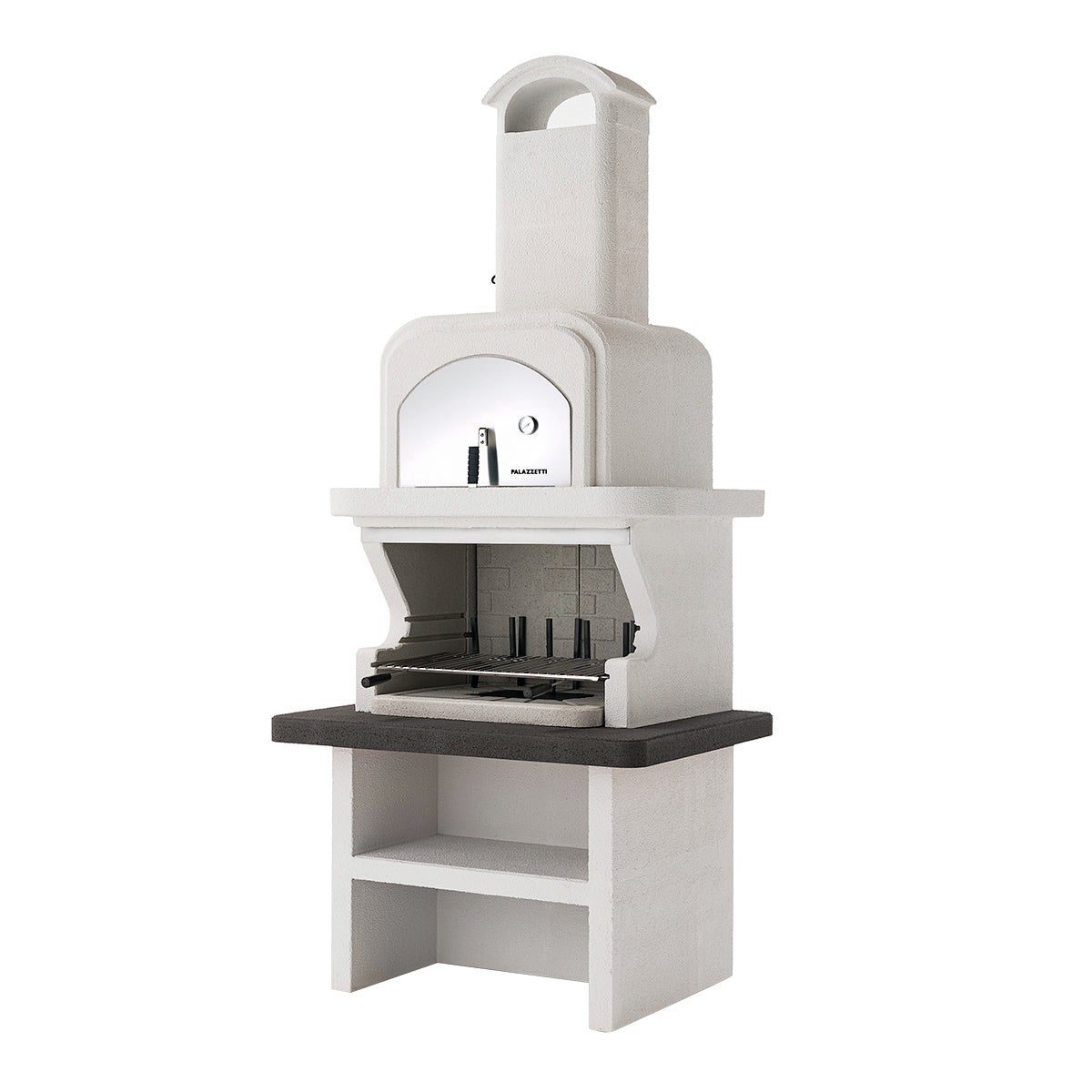Barbecue in cemento refrattario EASY GARDEN BY PALAZZETTI BALOS CON FORNO L  92 x P 92 x H 265 cm | Leroy Merlin