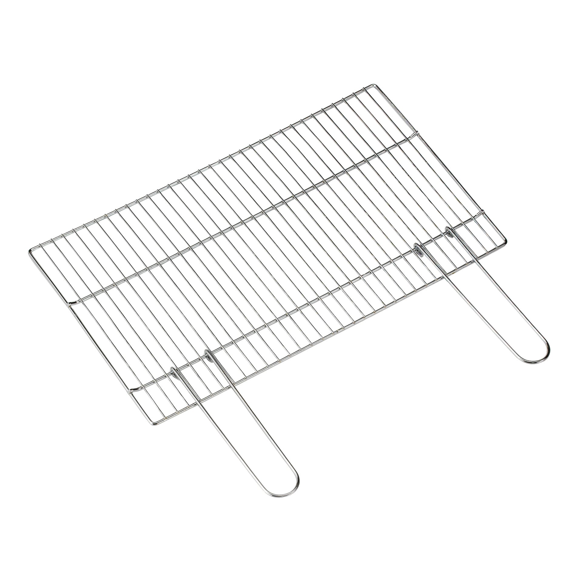 Griglia in acciaio cromato L 68 x P 40 cm