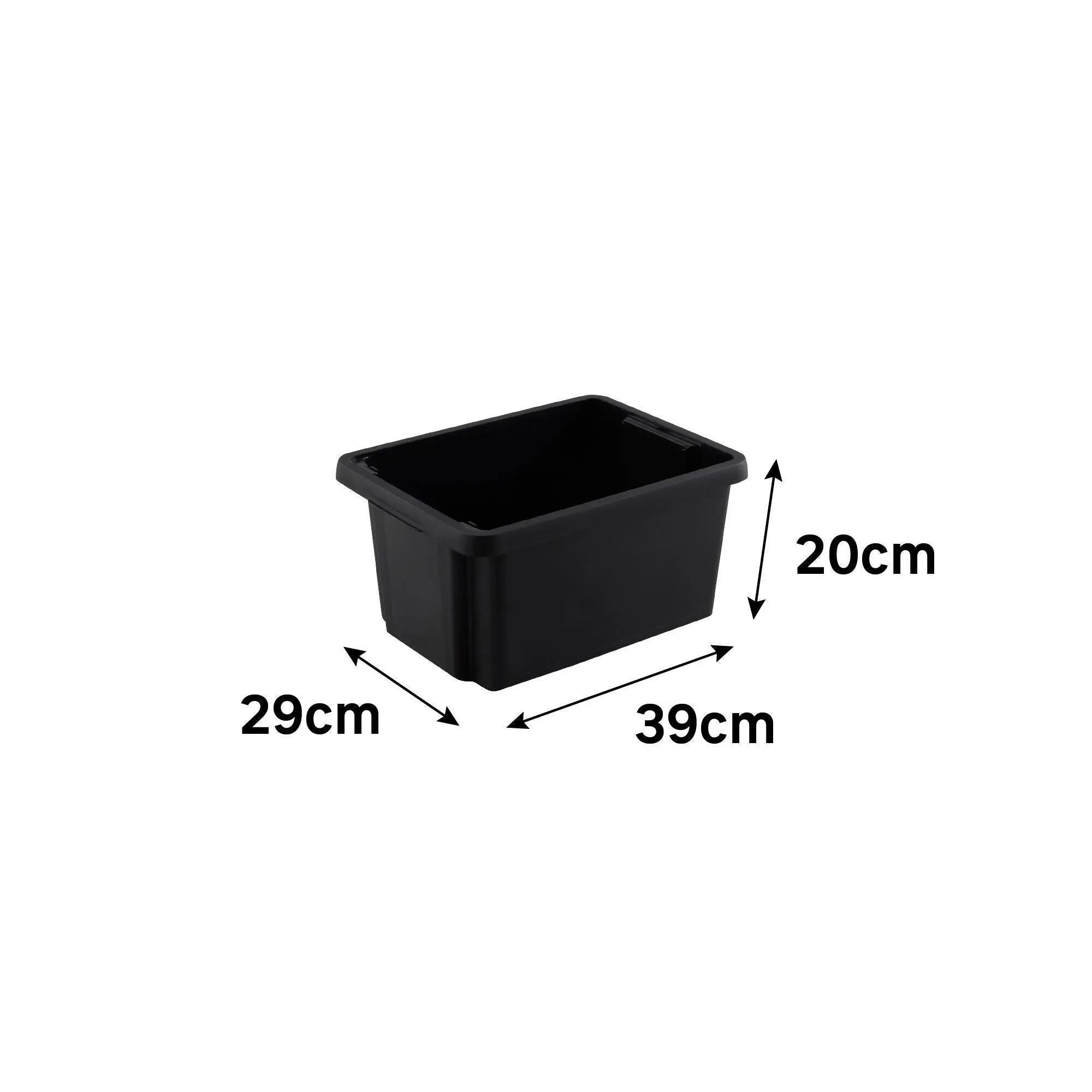 BOX PLASTICA NERO MISURE 60X36X18 mm 