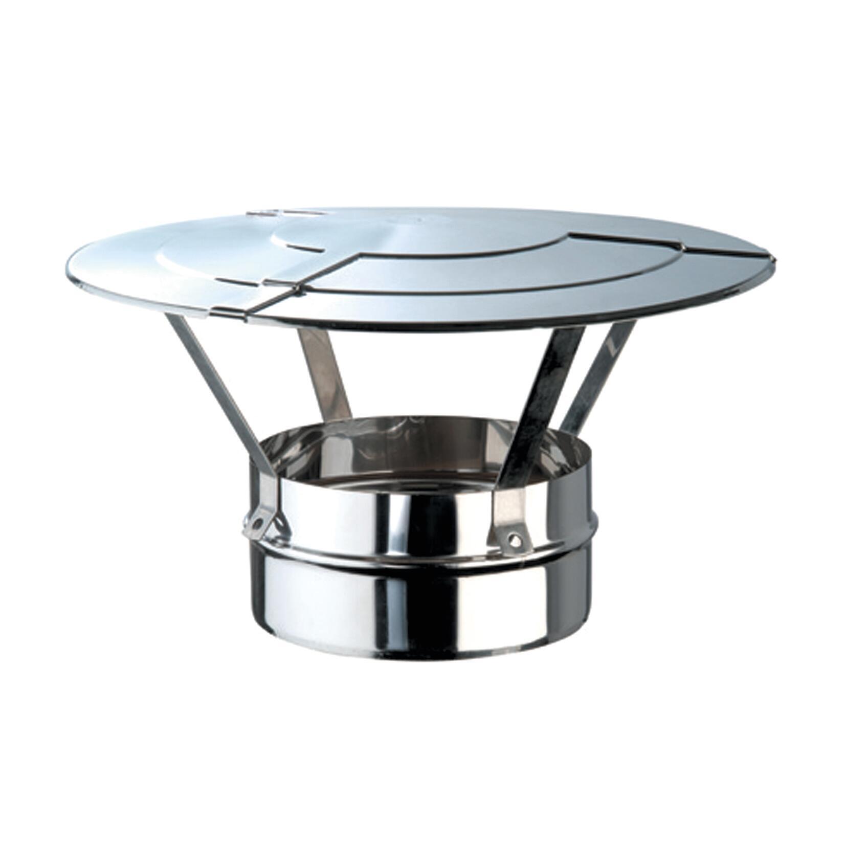 Para-pioggia semplice in inox 316l (elevata resistenza in condizioni climatiche estreme)