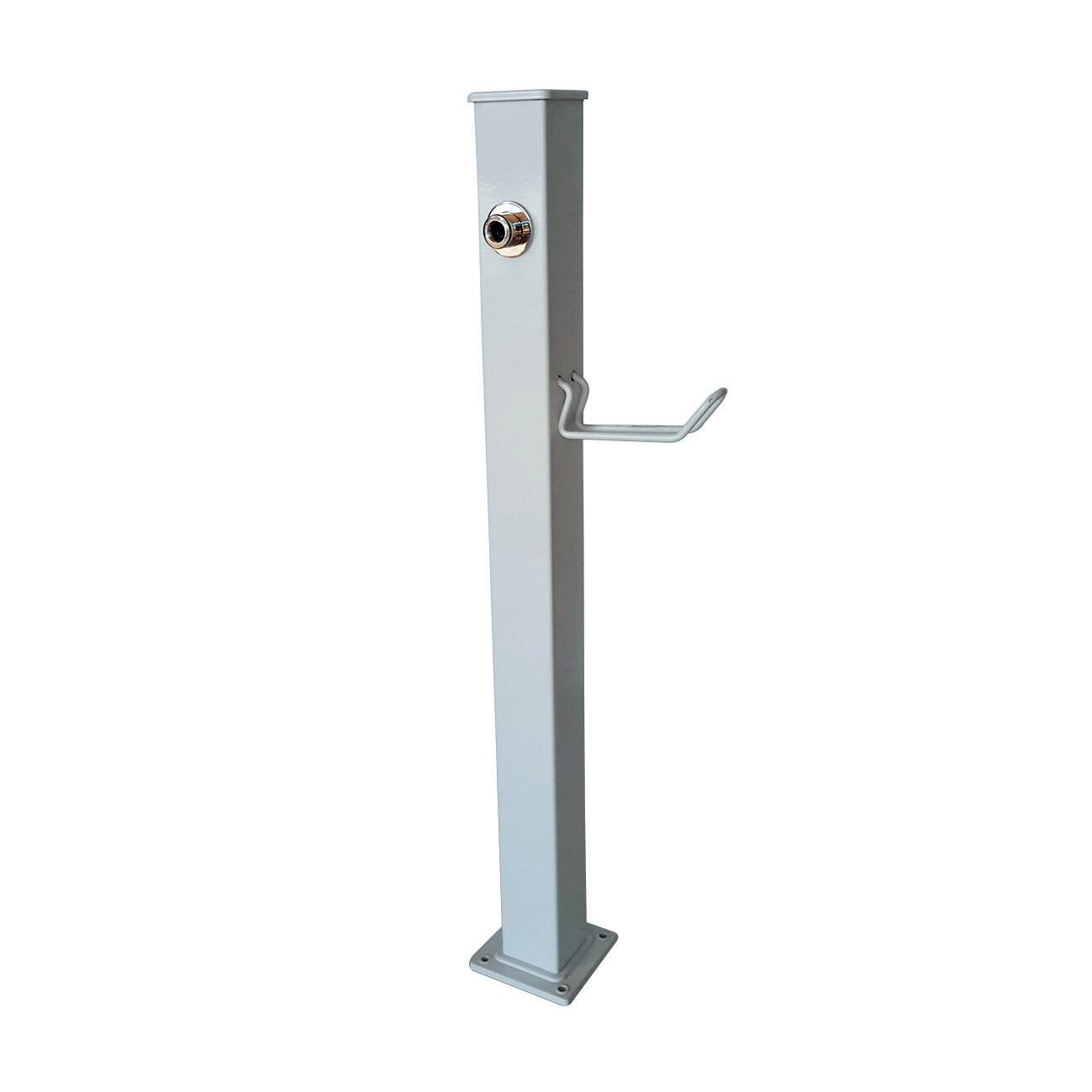 Fontana a colonna Smart Quadro in acciaio H 100 cm, 8 x 8 cm